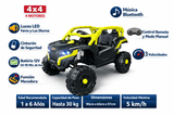 Montable Electrico 12v Mini Polaris Base 4x4 Control Remoto (Verde)