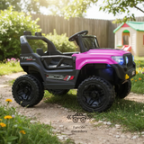 Montable Electrico Jeep Base Control Remoto 4x4 (Rosa)