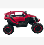 Montable Mini Canam 4x4 llantas de goma, con control remoto (Rojo)