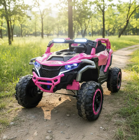 Montable Electrico 12v Mini Canam Base 4x4 Control Remoto (Rosa)