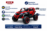 Montable Electrico 12v Mini Canam Base 4x4 Control Remoto (Rojo)
